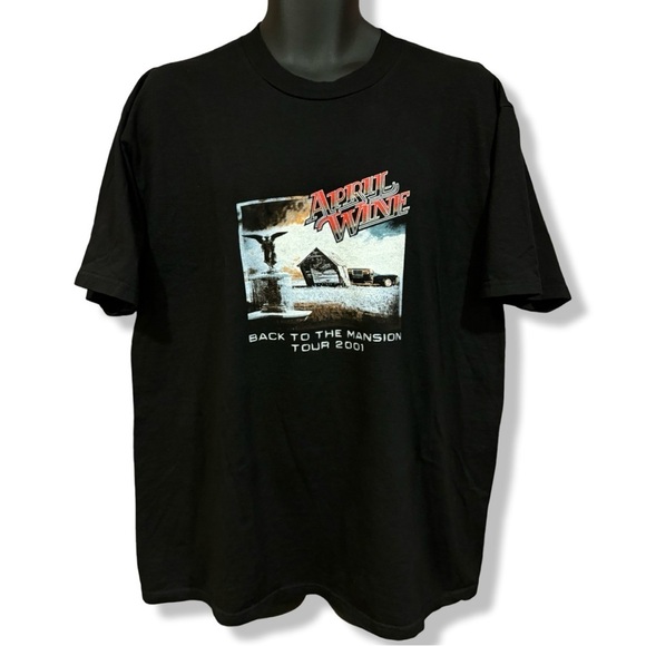 Hanes Other - Vintage 2001 April Wine Back To The Mansion Tour Band T-Shirt